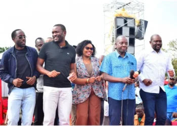 A group of ODM MPs pitched a tent in Funyula, Busia County. Photo|courtesy.