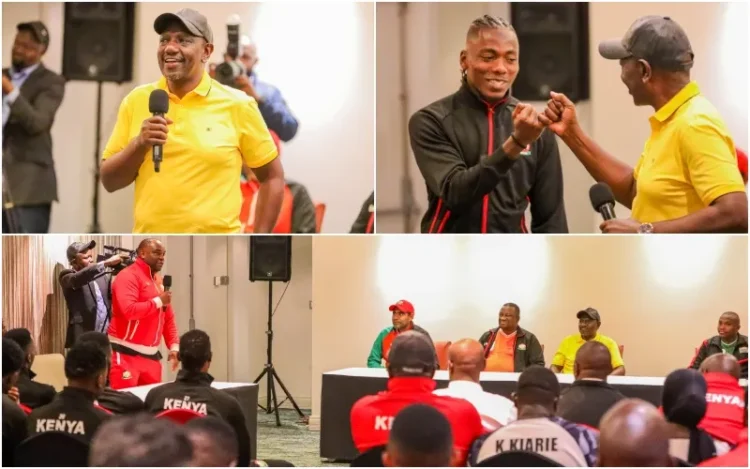 CHAN match opener: Ruto promises KSh 1m to each Harambee Stars player
