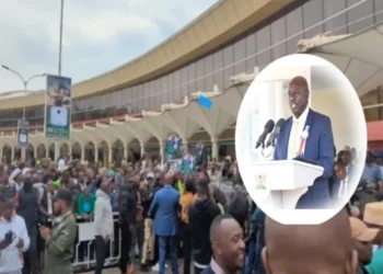 Gachagua jets back into the country, awarded a heroic welcome