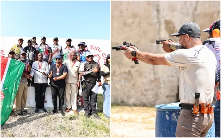 29 Kenyan top shooters head to South Africa for the IPSC Handgun World Shoot Championships. Photo|courtesy.