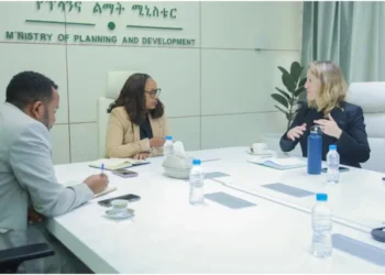 Dr. Fitsum Assefa (c), Ethiopia’s Minister of Planning and Development. Photo|courtesy.