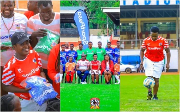 High praise for nominated Senator Esther Okenyuri as she stands with Shabana Starlets FC