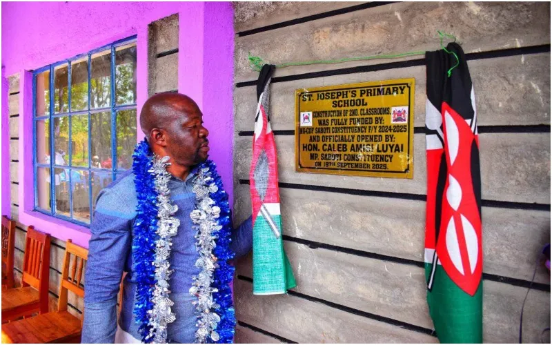 Youthful Saboti MP Caleb Amisi during a recent event. Photo|courtesy.