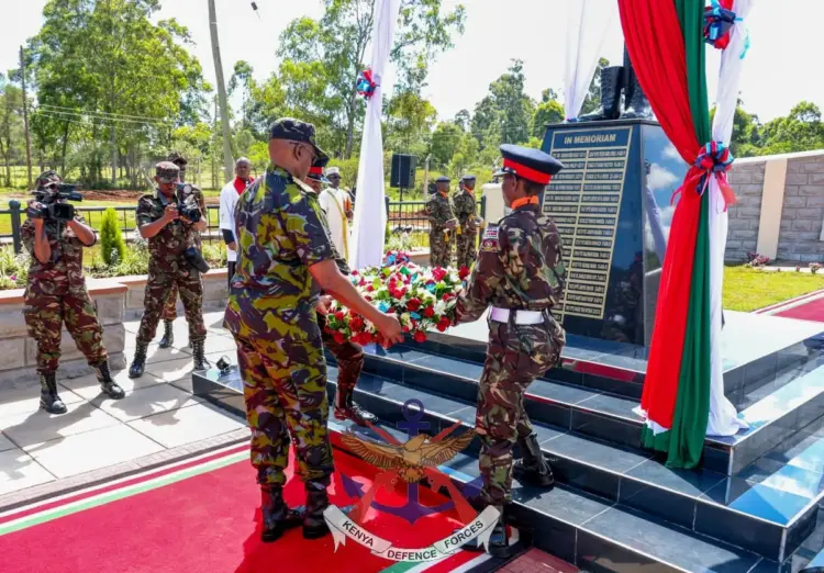 CDF General Kahariri warns KDF officers against fraud in recruitment exercise