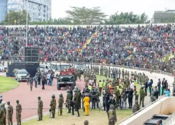 Kenyans bid an emotional farewell to Raila Odinga at Nyayo Stadium