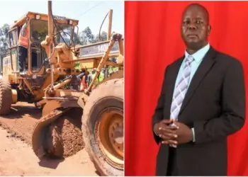 Cheptais Ward MCA aspirant in the 2027 elections, Amos Chemabus (r). Photo, courtesy.