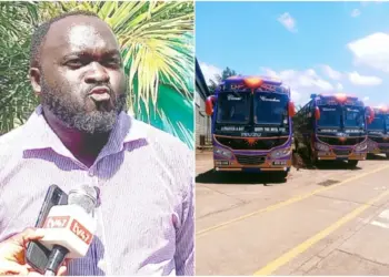 Bungoma Senator Wafula Wakoli was among the speakers at the burial of Cyrus Jirongo. Photo, courtesy.
