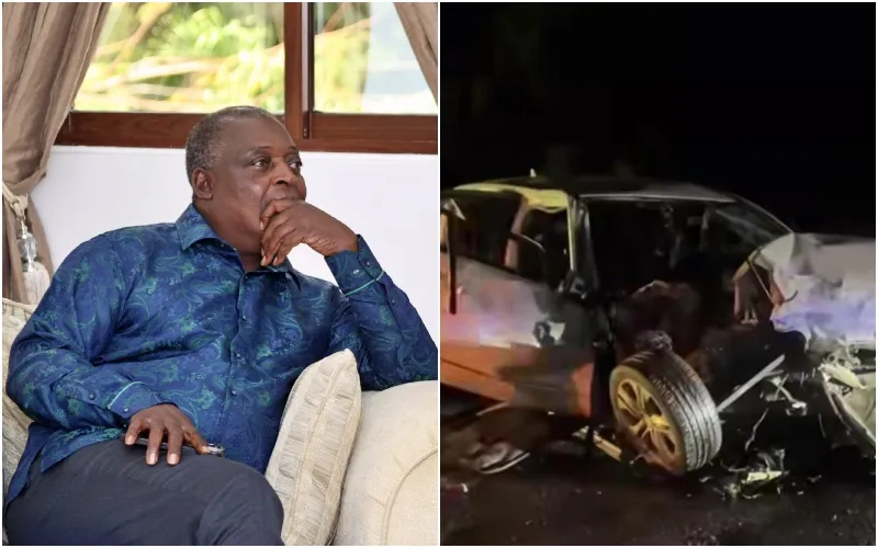 Cyrus Jirongo died following a fatal road accident in Naivasha. Photo, courtesy.