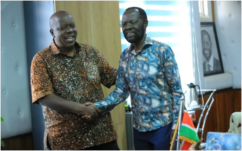 Ex-CS Fred Matiang'i is actively consulting with key opposition figures. Photo, courtesy.