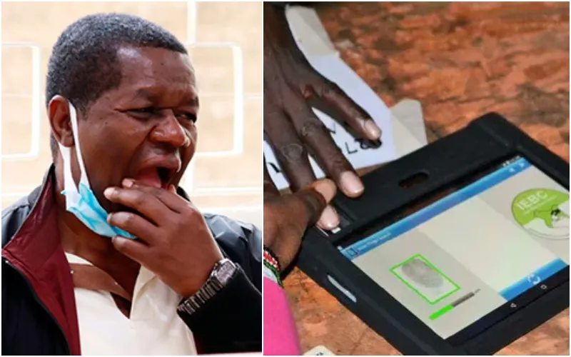 Former IEBC Chief Executive Officer (CEO) James Oswago dismissed the polls. Photo, courtesy.