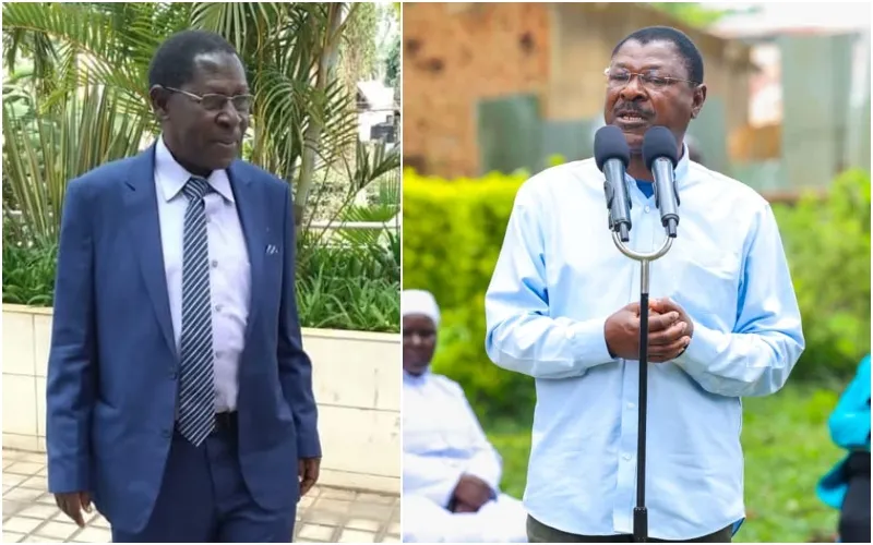 It is not yet clear what James Mukhwana (l) succumbed to. Photo, courtesy.