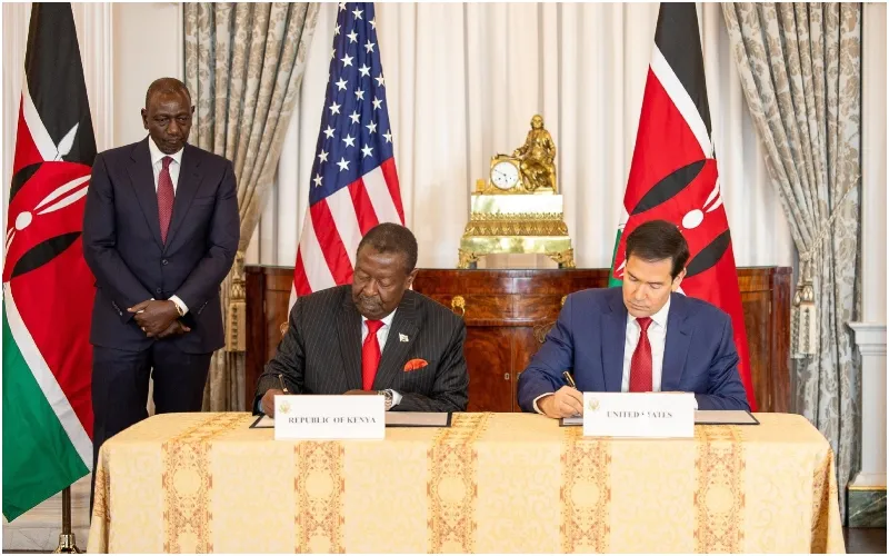 Kenya signed a historic Health Cooperation Framework with the U.S., which has been disputed. Photo, courtesy.