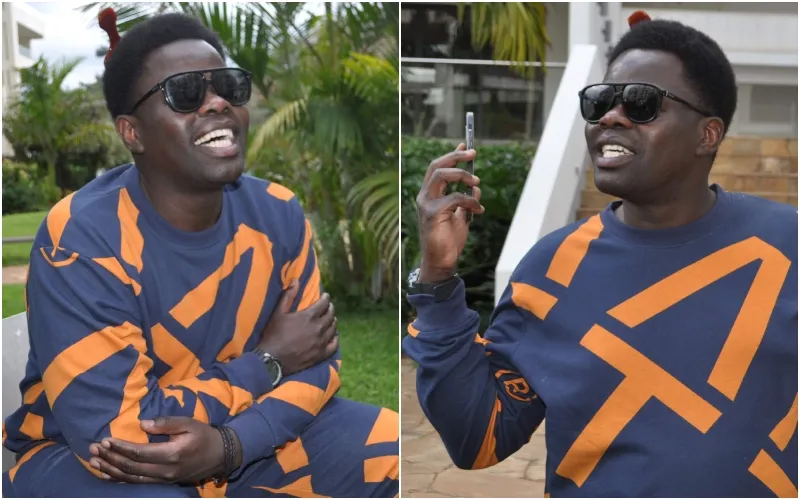 Mother-in-law actor Mr Jeff Ninja spoke to news9.africa. Photo by Dennis Lubanga.