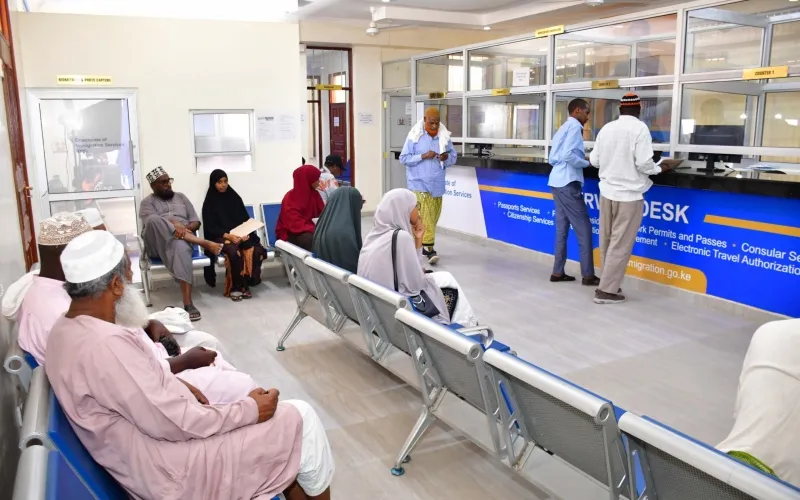 PS Omollo lauds Garissa Immigration Office for processing thousands of applications