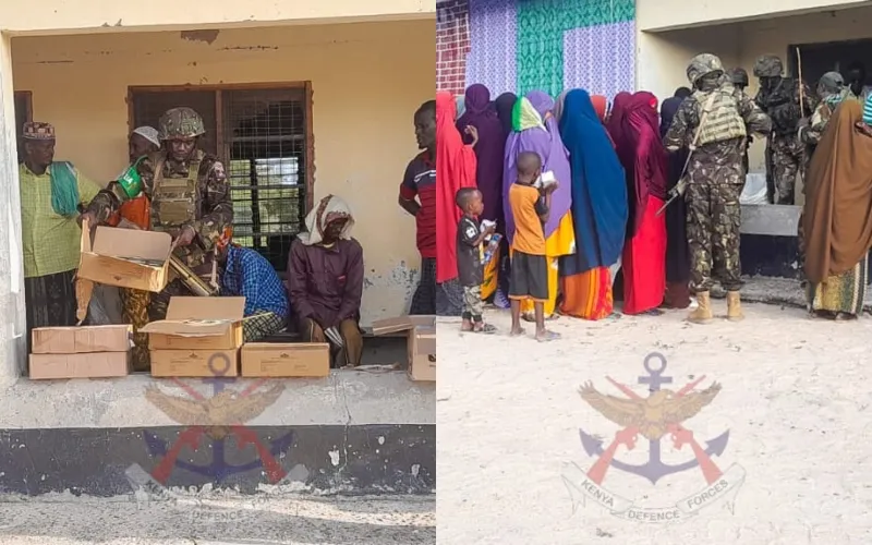 KDF troops in Somalia mark Christmas season with locals