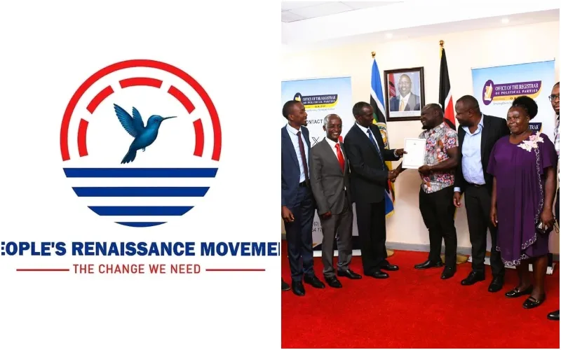 Emmanuel Sarabhai is the interim Secretary General of the People's Renaissance Movement (PM) party. Photo/Dennis Lubanga.