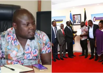 People’s Renaissance Movement (PM) Interim Secretary General Sarabhai Emmanuel (l). photo, courtesy.