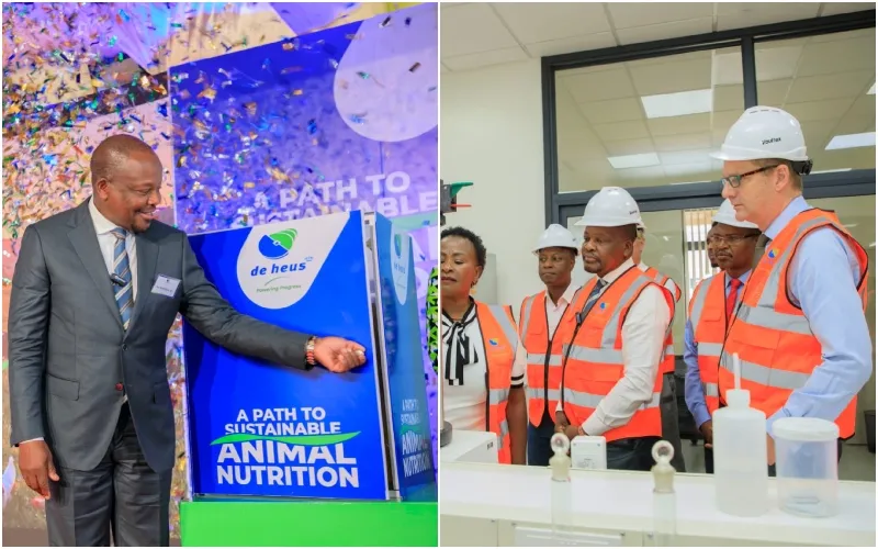 CS Mutahi Kagwe presided over the official opening of the Factory. Photo, courtesy.
