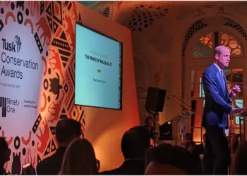 Tusk Conservation Awards celebrate amazing and inspiring success in conservation. Photo: Amy Dickman. Source: Twitter.