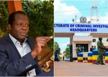 Ex-Cabinet Secretary Raphael Tuju (r) is missing. Photo, courtesy.