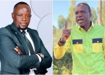 John Wanyama (l) slammed David Ndakwa (r). Photo, courtesy.