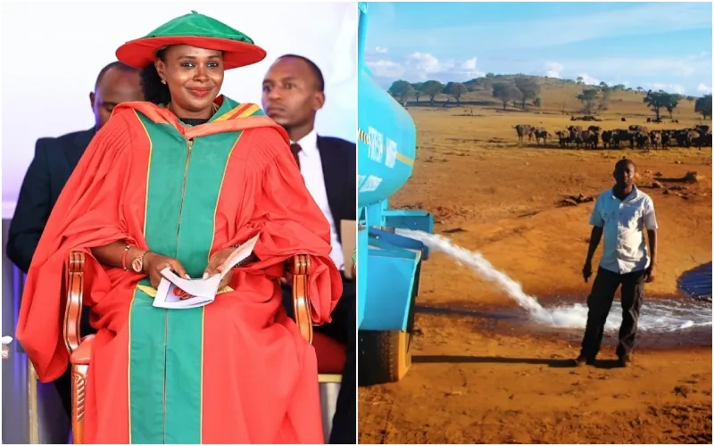 PS Silvia Museiya (l) presided over the WRTI's 23rd graduation ceremony. Photo: WRTI. Source: X.