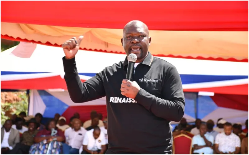 Saboti MP Caleb Amisi (pictured) is at the forefront in pushing the 'Niko Kadi' campaign. Photo: Caleb Amisi. Source: Twitter.