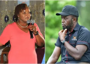 Susan Nakhumicha clashed with governor George Natembeya. Photo, courtesy.