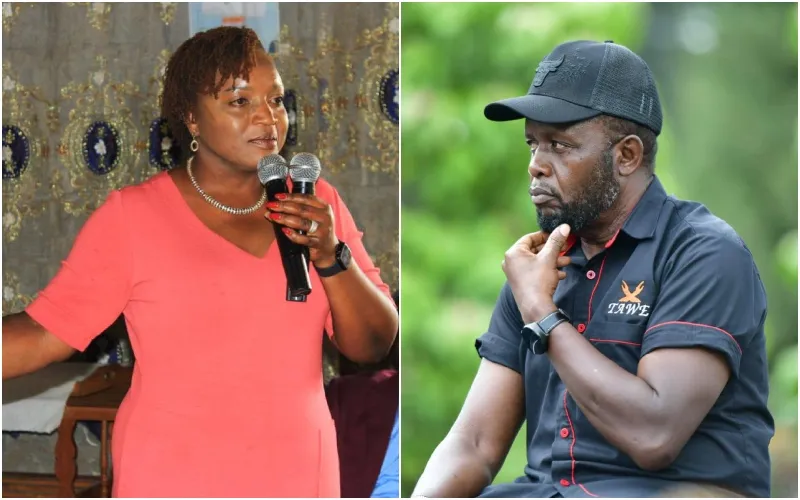 Susan Nakhumicha clashed with governor George Natembeya. Photo, courtesy.