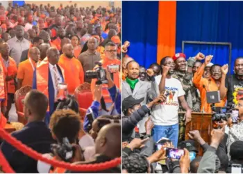 The ODM party is holding two parallel events in Nairobi. Photo, courtesy.
