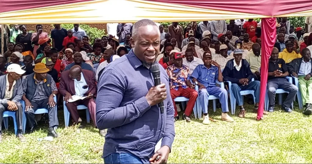 Journalist John Wanyama attended an event in Malichi the area within Chemuche Ward. Photo: John Wanyama. Source: Facebook.