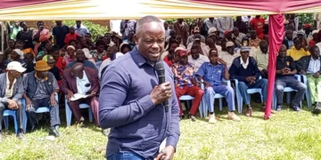 Journalist John Wanyama attended an event in Malichi the area within Chemuche Ward. Photo: John Wanyama. Source: Facebook.