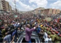 A presidential security lapse was witnessed in Ganze, Kilifi County. Photo: Tawe Movement. Source: X.