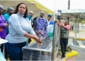 Public Health PS Mary Muthoni (l) said Kenya has strengthened Ebola preparedness at JKIA. Photo: Ministry of Health. Source: X.