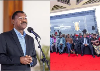 National Assembly Speaker Moses Wetang'ula was at the State House, Nairobi. Photo: Moses Wetang'ula. Source: Facebook.