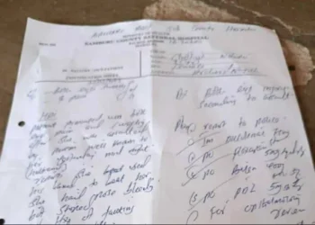 An example of a P3 Form filed with authorities in Kenya. Photo: Fuata Nyuki-Wa Kûngû. Source: Facebook.