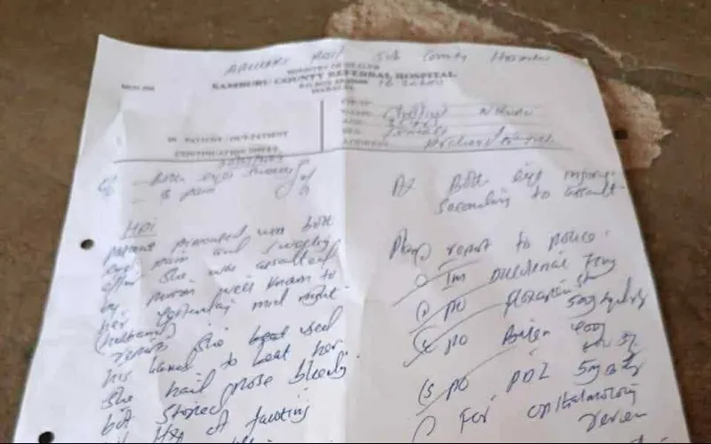 An example of a P3 Form filed with authorities in Kenya. Photo: Fuata Nyuki-Wa Kûngû. Source: Facebook.