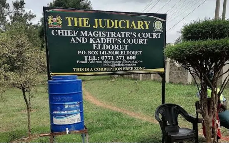 The Eldoret Law Courts underscored that constitutional freedom of expression cannot be curtailed through injunctions unsupported by law. Photo: Nandi Pandora Box. Source: Facebook.