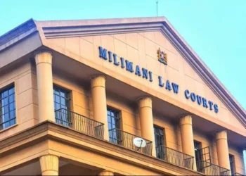 Milimani Law Courts in Nairobi City County. Photo: Elena Gachomo -Toto nice. Source: Facebook.