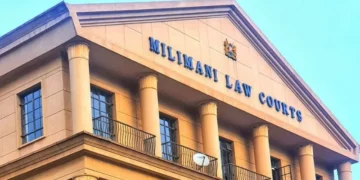 Milimani Law Courts in Nairobi City County. Photo: Elena Gachomo -Toto nice. Source: Facebook.