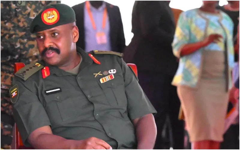 Muhoozi Kainerugaba said that NTV and Daily Monitor are closed for good. Photo: Muhoozi Kainerugaba. Source: X.