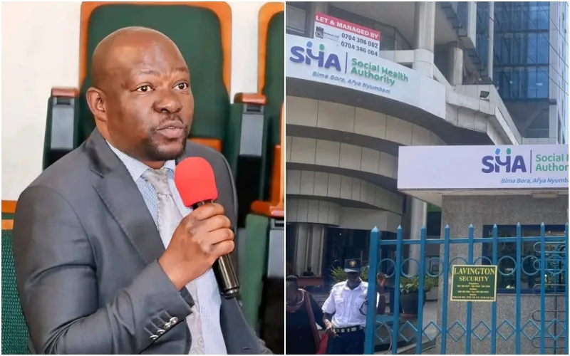 Saboti MP Caleb Amisi (l) proposed radical changes to SHA. Photo_courtesy.