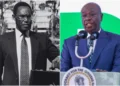 The late George Saitoti (l) with Rigathi Gachagua (r). Photo, courtesy.