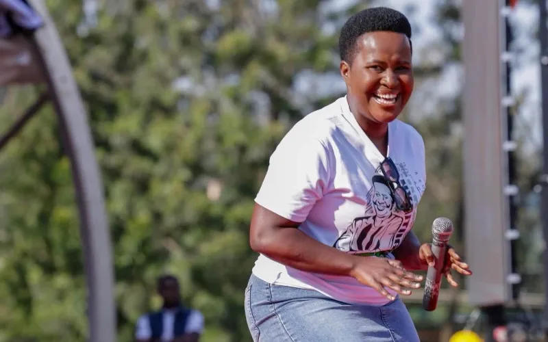 Senator Essy Okenyuri attended the NYOTA Programme Second Tranche Business Support Fund Disbursement at Kisii National Polytechnic. Photo: Essy Okenyuri. Source: Facebook.