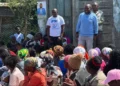 MP Caleb Amisi pitched a tent in Ol Kalou to campaign for his preferred candidate, Timothy Kariuki Kamau. Photo: Caleb Amisi. Source: Facebook.