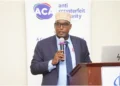 Director of Enforcement at the Anti-Counterfeit Authority (ACA) Yusuf Osman. Photo: ACA Kenya. Source: X.