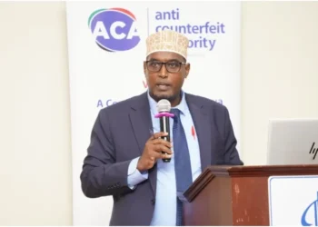 Director of Enforcement at the Anti-Counterfeit Authority (ACA) Yusuf Osman. Photo: ACA Kenya. Source: X.
