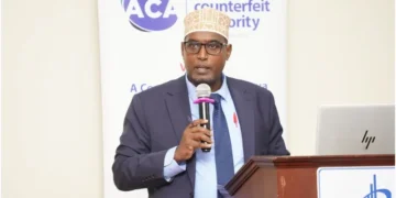 Director of Enforcement at the Anti-Counterfeit Authority (ACA) Yusuf Osman. Photo: ACA Kenya. Source: X.