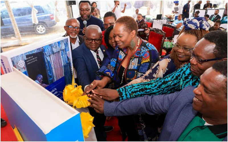 Launch two key knowledge products: the WRI Flooding Issue Brief and the Nairobi Rivers Nature-based Solutions (NbS) Strategic Framework. Photo: Dennis Lubanga. Source: Original.