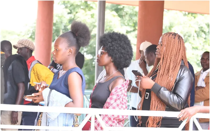 The National Biosafety Authority (NBA) and KALRO organised the university and college students' Science Café forum at Bukura Agricultural College. Photo: Biosafety Kenya. Source: X.